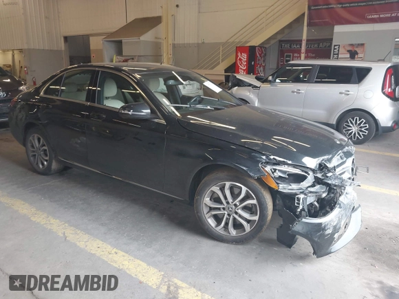 2018 Mercedes-Benz C 300 with VIN 55SWF4KB2JU247861, listed as a IAAI auction lot 41774115 with 63,429 mi miles and . Bid and sale history available at carsss.com. Image 1.
