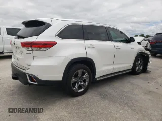 2019 Toyota Highlander Hybrid Limited with VIN 5TDDGRFH2KS056181, listed as a Copart auction lot 56202795 with 81,908 mi miles and Salvage title. Bid and sale history available at DreamBid. Image 3.