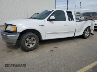 2003 Ford F-150 XL with VIN 2FTRX17283CA33843, listed as a Copart auction lot 50895714 with 115,681 mi miles and Salvage Title. Bid and sale history available at carsss.com. Image 1.