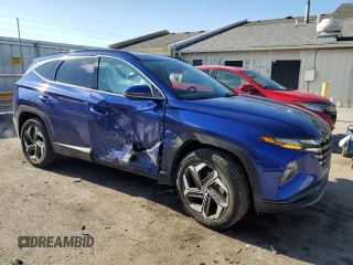 2022 Hyundai Tucson Limited with VIN 5NMJECAEXNH157589, listed as a Copart auction lot 46802505 with 16,702 mi miles and Salvage Title. Bid and sale history available at carsss.com. Image 4.