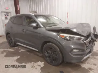 2017 Hyundai Tucson Sport with VIN KM8J3CA23HU429257, listed as a IAAI auction lot 41303881 with 121,366 mi miles and . Bid and sale history available at DreamBid. Image 1.