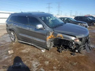 2012 Jeep Grand Cherokee Limited with VIN 1C4RJFBG6CC153423, listed as a Copart auction lot 47899185 with 92,455 mi miles and Salvage Title. Bid and sale history available at carsss.com. Image 4.