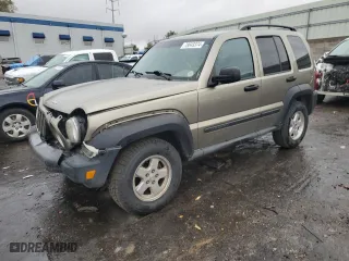 2006 Jeep Liberty Sport with VIN 1J4GK48K06W137817, listed as a Copart auction lot 88556395 with 123,488 mi miles and Salvage Title. Bid and sale history available at carsss.com. Image 1.