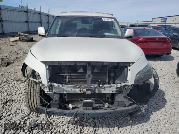 2012 Infiniti QX56 7-passenger with VIN JN8AZ2NE4C9017396, listed as a Copart auction lot 75180134 with 152,957 mi miles and Salvage Title. Bid and sale history available at carsss.com. Image 5.