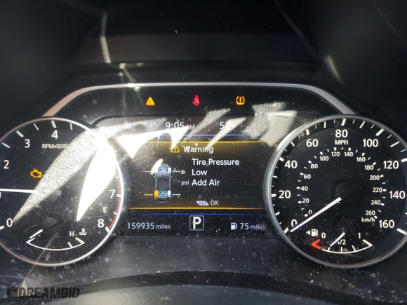 2017 Nissan Murano SV with VIN 5N1AZ2MGXHN119956, listed as a Copart auction lot 46049085 with 159,935 mi miles and Salvage Title. Bid and sale history available at carsss.com. Image 9.