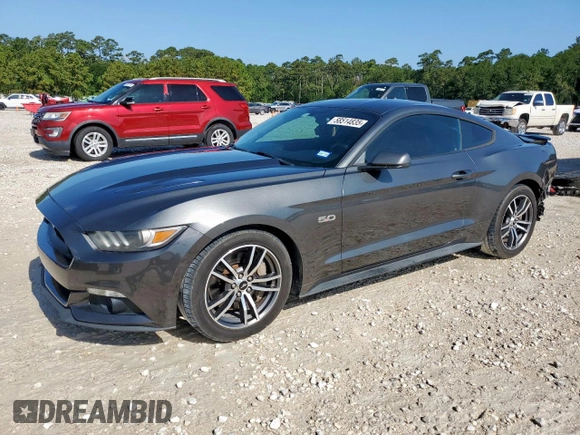 2017 Ford Mustang GT z VIN 1FA6P8CF9H5265296, wystawiony jako Copart lot #58514835 z przebiegiem 109 778 mil mil oraz Czysty tytuł • Clean title. Historia ofert i sprzedaży dostępna na DreamBid. Obrazek 1.