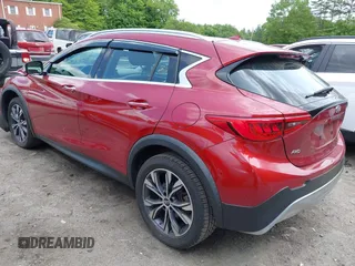 2017 Infiniti QX30 Premium with VIN SJKCH5CRXHA032082, listed as a IAAI auction lot 42376012 with 73,814 mi miles and . Bid and sale history available at DreamBid. Image 3.