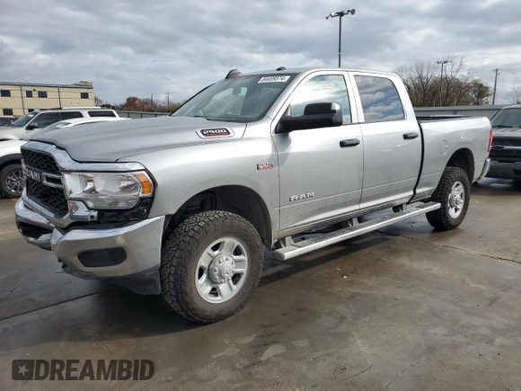 2021 Ram 2500 Tradesman with VIN 3C6UR5CJ4MG660348, listed as a Copart auction lot 84499574 with 158,650 mi miles and Salvage Title. Bid and sale history available at carsss.com. Image 1.