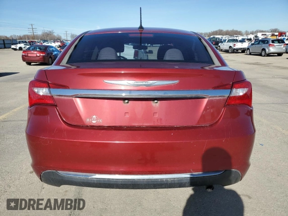 2012 Chrysler 200 Touring with VIN 1C3CCBBB6CN144226, listed as a Copart auction lot 46870135 with 31,884 mi miles and Salvage Title. Bid and sale history available at carsss.com. Image 6.