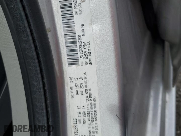 2008 Dodge Avenger SXT with VIN 1B3LC56K58N203931, listed as a Copart auction lot 50943335 with 206,897 mi miles and Salvage Title. Bid and sale history available at carsss.com. Image 12.