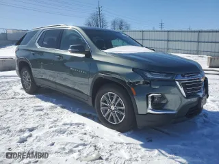 2023 Chevrolet Traverse LT Cloth with VIN 1GNEVGKW1PJ118149, listed as a Copart auction lot 45736415 with 25,549 mi miles and Salvage Title. Bid and sale history available at carsss.com. Image 4.