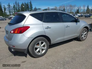 2009 Nissan Murano SL with VIN JN8AZ18WX9W114112, listed as a IAAI auction lot 41860833 with 203,676 mi miles. Bid and sale history available at carsss.com. Image 4.