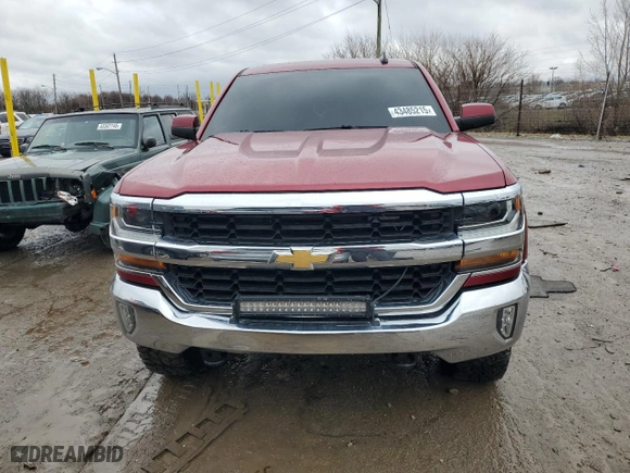 2018 Chevrolet Silverado 1500 LT with VIN 3GCUKREC0JG364449, listed as a Copart auction lot 43485215 with 113,962 mi miles and Salvage Title. Bid and sale history available at carsss.com. Image 5.