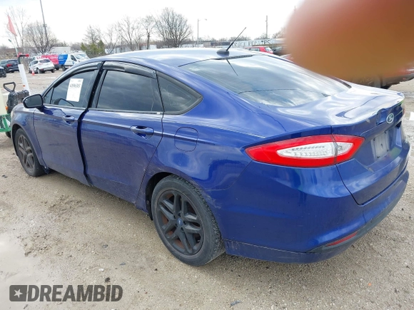 2013 Ford Fusion SE with VIN 3FA6P0HR7DR123413, listed as a IAAI auction lot 41896303 with 120,288 mi miles. Bid and sale history available at carsss.com. Image 3.