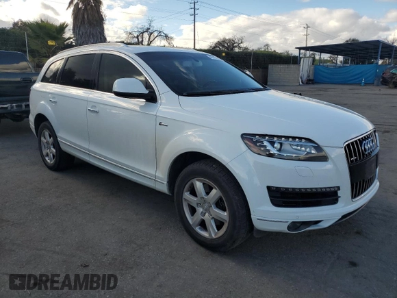 2015 Audi Q7 3.0T Premium with VIN WA1CGAFE0FD023341, listed as a Copart auction lot 45752965 with 187,697 mi miles and Salvage Title. Bid and sale history available at carsss.com. Image 4.