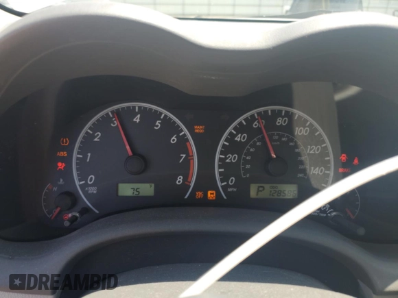 2010 Toyota Corolla with VIN 1NXBU4EE6AZ306666, listed as a Copart auction lot 58370215 with 128,586 mi miles and Salvage title. Bid and sale history available at DreamBid. Image 9.