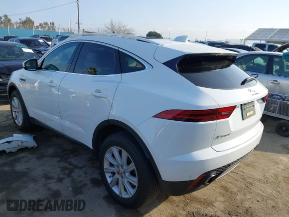2019 Jaguar E-Pace S with VIN SADFJ2FX1K1Z38954, listed as a IAAI auction lot 41594147 with 58,015 mi miles and . Bid and sale history available at DreamBid. Image 3.