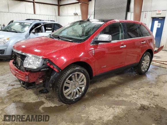 2010 Lincoln MKX with VIN 2LMDJ8JC0ABJ30320, listed as a Copart auction lot 49282215 with 158,048 mi miles and Clean Title. Bid and sale history available at DreamBid. Image 1.