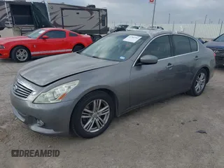 2012 Infiniti G37 Journey with VIN JN1CV6AP0CM620084, listed as a IAAI auction lot 41785352 with 108,836 mi miles. Bid and sale history available at carsss.com. Image 2.