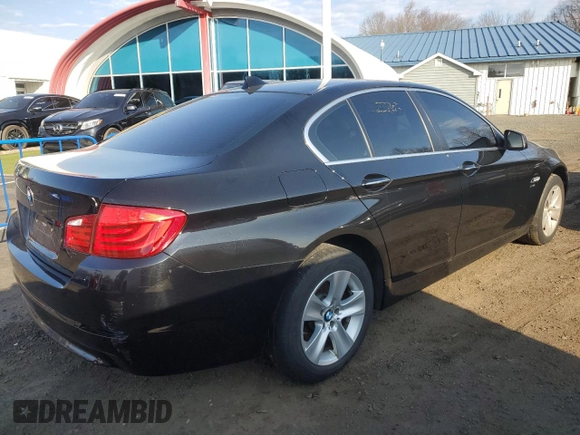 2012 BMW 5 Series 528i xDrive with VIN WBAXH5C54CDW02616, listed as a Copart auction lot 49104255 with 169,360 mi miles and Clean title. Bid and sale history available at DreamBid. Image 3.
