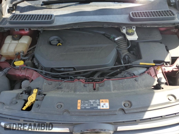 2014 Ford Escape SE z VIN 1FMCU9GX6EUD35235, wystawiony jako Copart lot #54877015 z przebiegiem 163 702 mil mil oraz Szkoda całkowita • Salvage title. Historia ofert i sprzedaży dostępna na DreamBid. Obrazek 12.