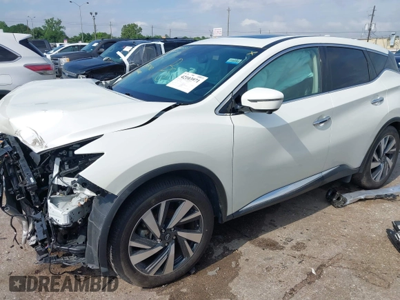2023 Nissan Murano SL z VIN 5N1AZ2CS0PC130237, wystawiony jako IAAI lot #42103971 z przebiegiem 48 316 mil mil oraz . Historia ofert i sprzedaży dostępna na DreamBid. Obrazek 2.