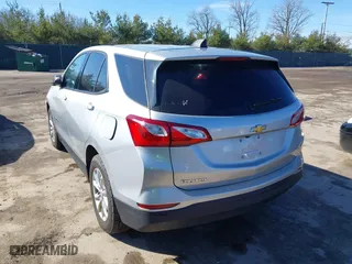 2019 Chevrolet Equinox LS with VIN 2GNAXHEV4K6155073, listed as a IAAI auction lot 41780929 with 126,193 mi miles. Bid and sale history available at carsss.com. Image 3.