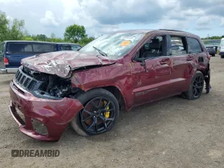 2018 Jeep Grand Cherokee Trackhawk with VIN 1C4RJFN94JC344008, listed as a Copart auction lot 63209125 with Not provided miles and Salvage title. Bid and sale history available at DreamBid. Image 1.