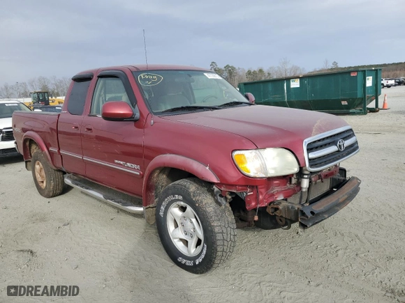2001 Toyota Tundra Ltd with VIN 5TBBT48151S214199, listed as a Copart auction lot 47729815 with 165,256 mi miles and Salvage Title. Bid and sale history available at carsss.com. Image 4.