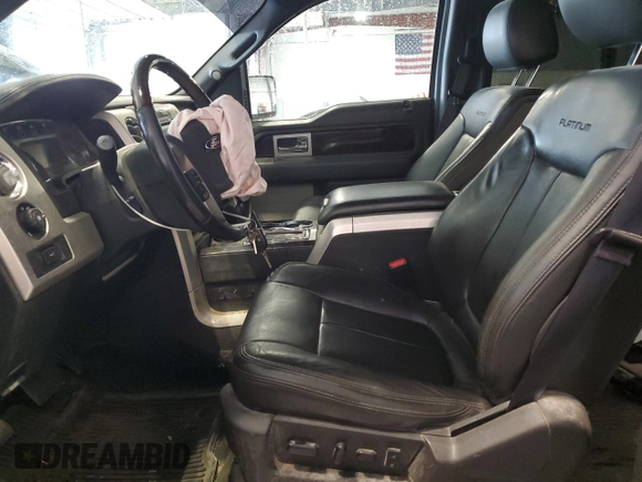 2014 Ford F-150 XL with VIN 1FTFW1EF4EFC54004, listed as a Copart auction lot 55162885 with Not provided miles and Salvage title. Bid and sale history available at DreamBid. Image 7.