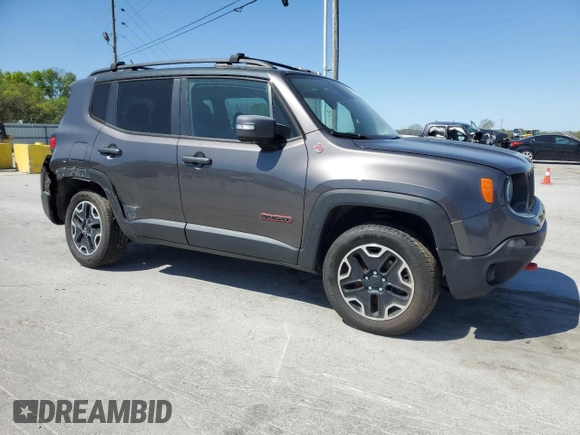 2016 Jeep Renegade Trailhawk with VIN ZACCJBCTXGPD70324, listed as a Copart auction lot 52681495 with 195,442 mi miles and Salvage Title. Bid and sale history available at carsss.com. Image 4.