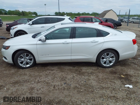 2015 Chevrolet Impala LT with VIN 1G1125S30FU140935, listed as a IAAI auction lot 42153988 with 147,828 mi miles and . Bid and sale history available at DreamBid. Image 14.