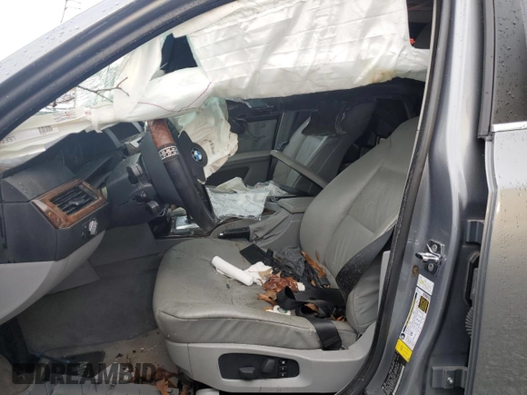 2008 BMW 5 Series 528i with VIN WBANU53528CT12858, listed as a Copart auction lot 49262285 with Not Provided miles and Non Repairable. Bid and sale history available at carsss.com. Image 7.
