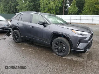 2023 Toyota RAV4 Hybrid XSE with VIN JTME6RFV5PJ037206, listed as a Copart auction lot 61597265 with 5,094 mi miles and Salvage title. Bid and sale history available at DreamBid. Image 4.