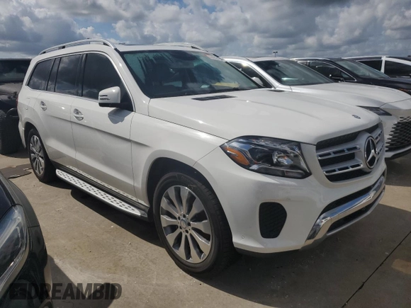 2017 Mercedes-Benz GLS 450 with VIN 4JGDF6EE8HA897075, listed as a Copart auction lot 74218194 with Not Provided miles and Salvage Title. Bid and sale history available at DreamBid. Image 4.