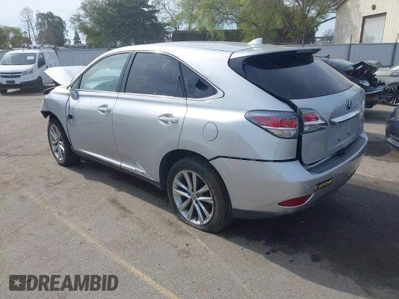 2015 Lexus RX 450h with VIN 2T2ZB1BA7FC002089, listed as a IAAI auction lot 41826675 with 100,852 mi miles and . Bid and sale history available at DreamBid. Image 3.