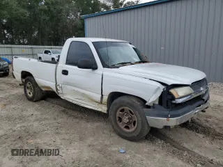 2004 Chevrolet Silverado 1500 Work Truck with VIN 1GCEC14X74Z184106, listed as a Copart auction lot 88104755 with 0 mi miles and Salvage Title. Bid and sale history available at carsss.com. Image 4.