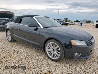 2012 Audi A5 Premium with VIN WAUCFAFH3CN009049, listed as a Copart auction lot 60426355 with 65,272 mi miles and Clean title. Bid and sale history available at DreamBid. Image 4.
