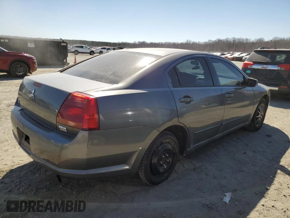 2004 Mitsubishi Galant LS with VIN 4A3AB56S54E128812, listed as a Copart auction lot 46216065 with 176,366 mi miles and Salvage Title. Bid and sale history available at carsss.com. Image 3.