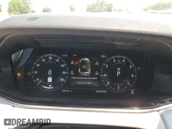 2020 Land Rover Range Rover Evoque R-Dynamic HSE with VIN SALZM2GX3LH077549, listed as a Copart auction lot 59111335 with 126,110 mi miles and Salvage title. Bid and sale history available at DreamBid. Image 9.