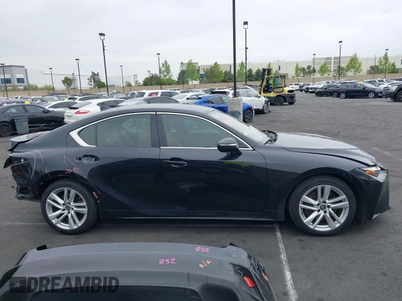 2021 Lexus IS 300 with VIN JTHAA1D29M5111530, listed as a IAAI auction lot 42203528 with 76,996 mi miles and . Bid and sale history available at DreamBid. Image 14.