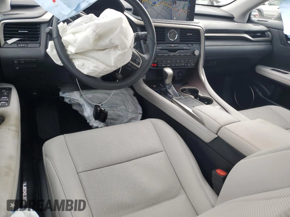 2022 Lexus RX with VIN 2T2HZMDA1NC331083, listed as a Copart auction lot 50925065 with 27,749 mi miles and Salvage Title. Bid and sale history available at carsss.com. Image 8.