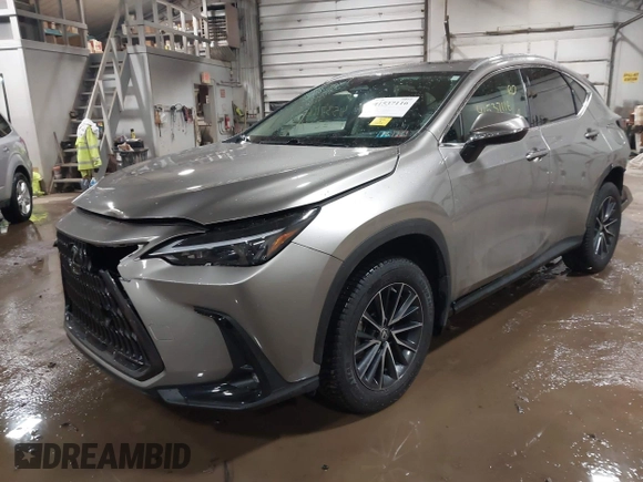 2022 Lexus NX with VIN 2T2AGCEZ3NC005386, listed as a IAAI auction lot 41537116 with 19,525 mi miles. Bid and sale history available at carsss.com. Image 2.