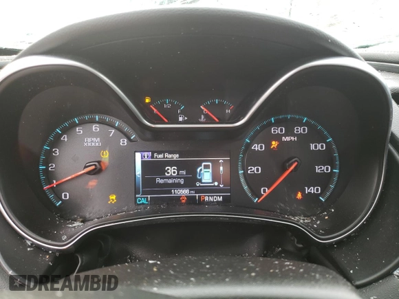 2017 Chevrolet Impala Premier with VIN 2G1145S37H9193027, listed as a Copart auction lot 45701755 with 110,566 mi miles and Salvage Title. Bid and sale history available at DreamBid. Image 9.