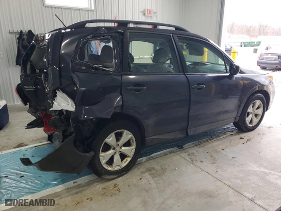2015 Subaru Forester 2.5i with VIN JF2SJABC4FH832116, listed as a Copart auction lot 52788795 with 130,668 mi miles and Salvage Title. Bid and sale history available at carsss.com. Image 3.