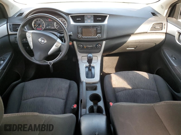 2015 Nissan Sentra SV with VIN 3N1AB7AP8FL695877, listed as a Copart auction lot 50510105 with 143,883 mi miles and Salvage Title. Bid and sale history available at carsss.com. Image 8.