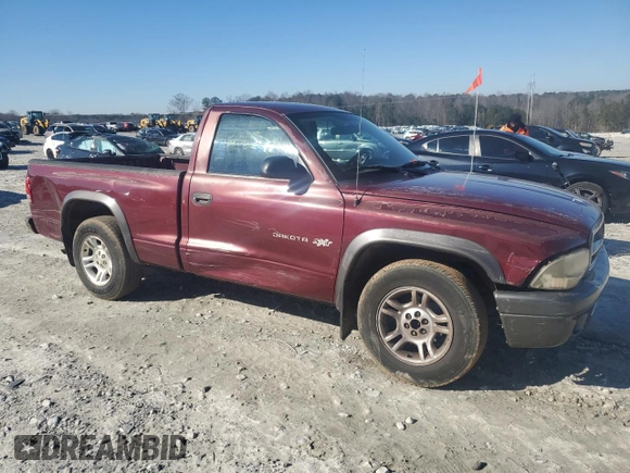 2002 Dodge Dakota with VIN 1B7FL16X62S694633, listed as a Copart auction lot 86515034 with 270,483 mi miles and Salvage Title. Bid and sale history available at carsss.com. Image 4.