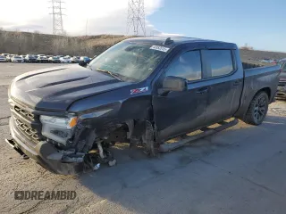 2023 Chevrolet Silverado 1500 RST with VIN 3GCUDEED9PG357715, listed as a Copart auction lot 48953515 with 33,845 mi miles and Salvage Title. Bid and sale history available at carsss.com. Image 1.