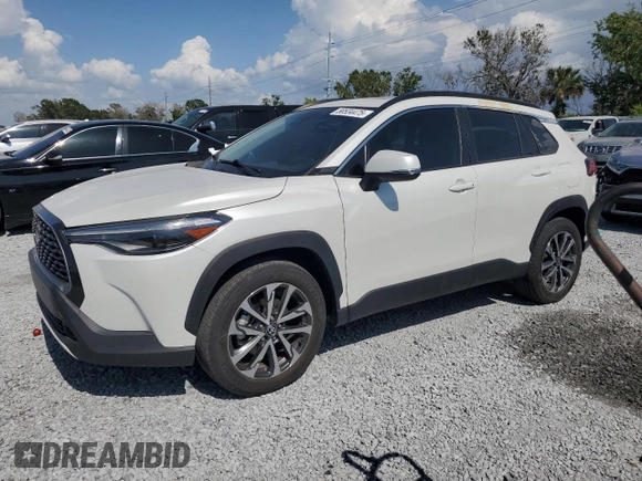 2022 Toyota Corolla Cross XLE с VIN 7MUDAAAG1NV023474, выставлен на аукционе Copart как лот 58534475 с пробегом 7 125 миль миль и Списание • Salvage title. История ставок и продаж доступна на DreamBid. Изображение 1.