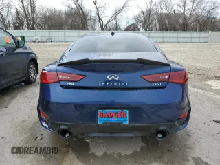 2017 Infiniti Q60 Sport with VIN JN1EV7EL2HM553050, listed as a Copart auction lot 52881355 with 89,931 mi miles and Salvage Title. Bid and sale history available at DreamBid. Image 6.